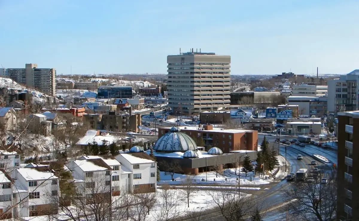 Sudbury cityscape
